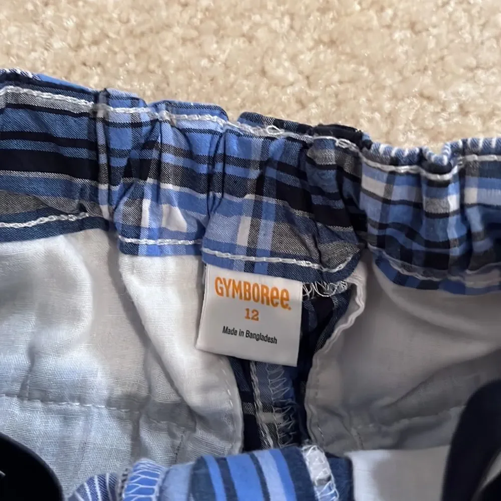 GYMBOREE SIZE 12 BLUE SHORTS